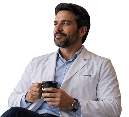 Imagem de um homem sorrindo, representando a diversidade e inclusão da empresa.